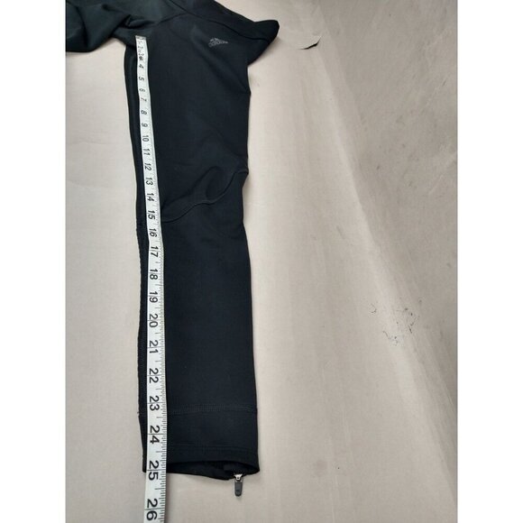 Adidas Running Women’s XS Black Climacool Legging Pants Mesh Ankle Zip - Picture 4 of 15